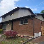 Siding and eavestrough after
