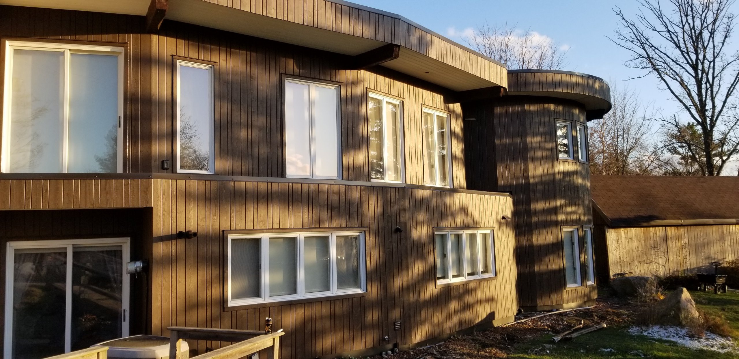 Wooden siding after 1